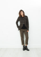 Load image into Gallery viewer, Sueded Cotton Pant in Khaki
