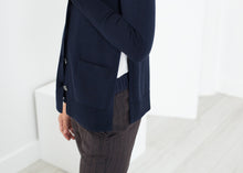 Load image into Gallery viewer, Square Cardigan in Navy
