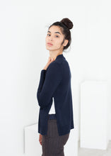 Load image into Gallery viewer, Square Cardigan in Navy
