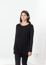 Load image into Gallery viewer, Laurier Tee in Black/Navy
