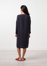 Load image into Gallery viewer, Long Sleeve Silk Dress
